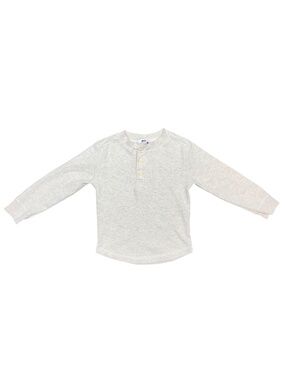 Mish Beige Henley Waffle Knit Size 3